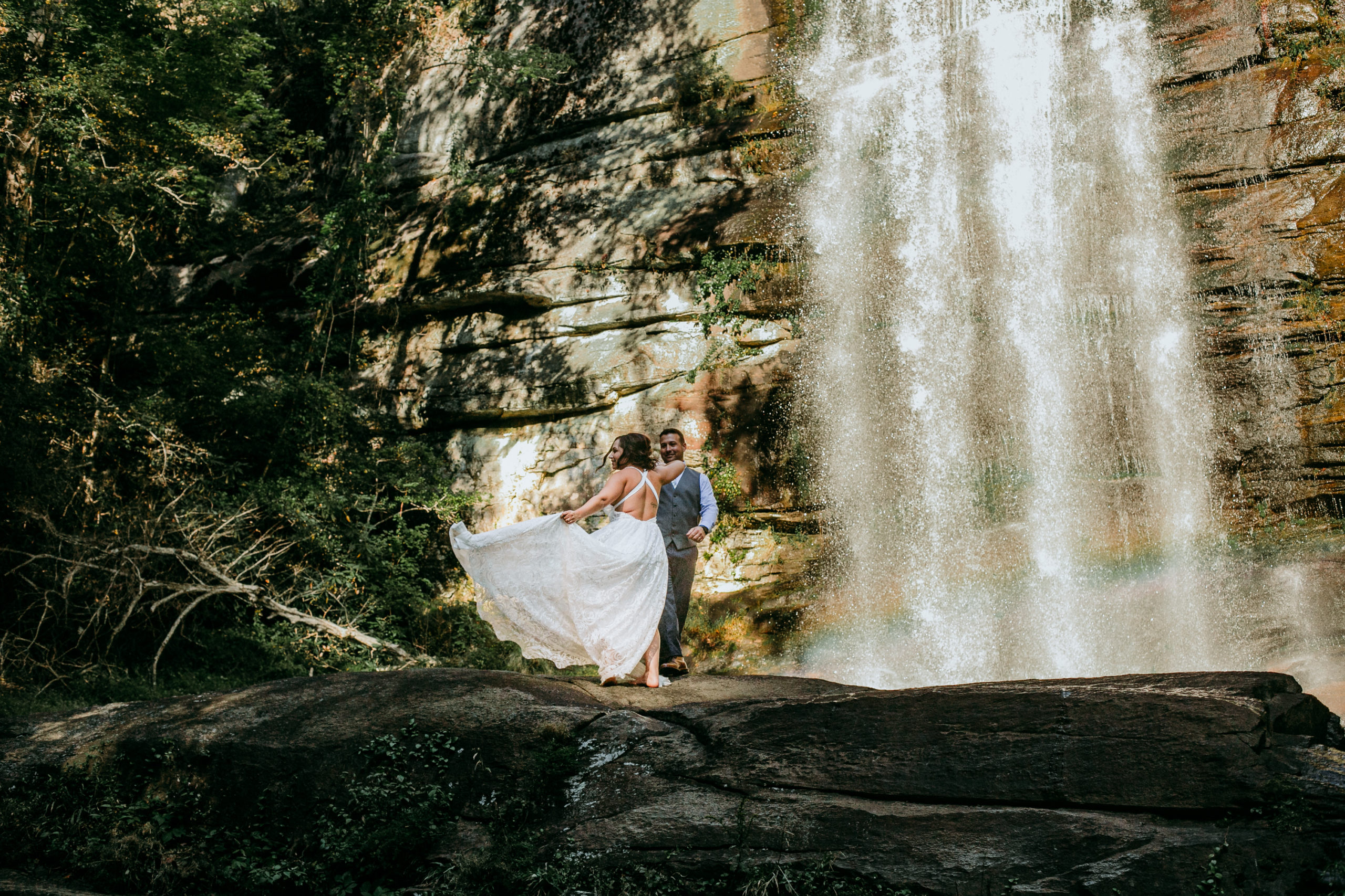 Waterfall Micro-Wedding Elopement